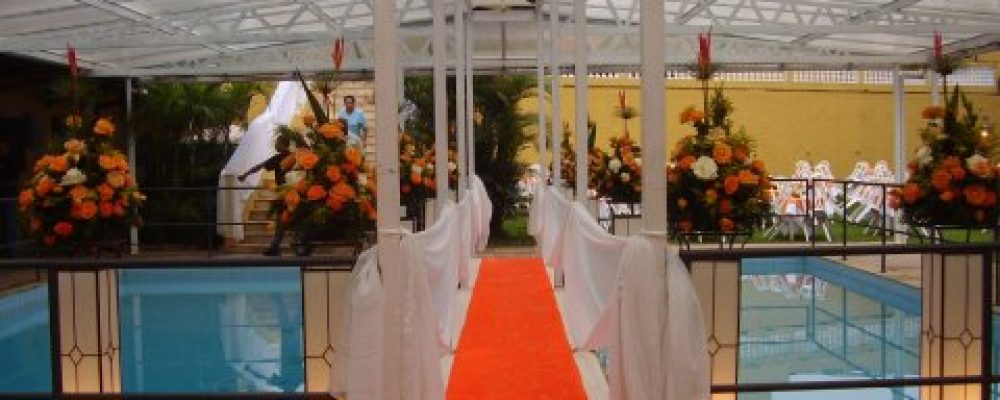 Casamento na piscina!