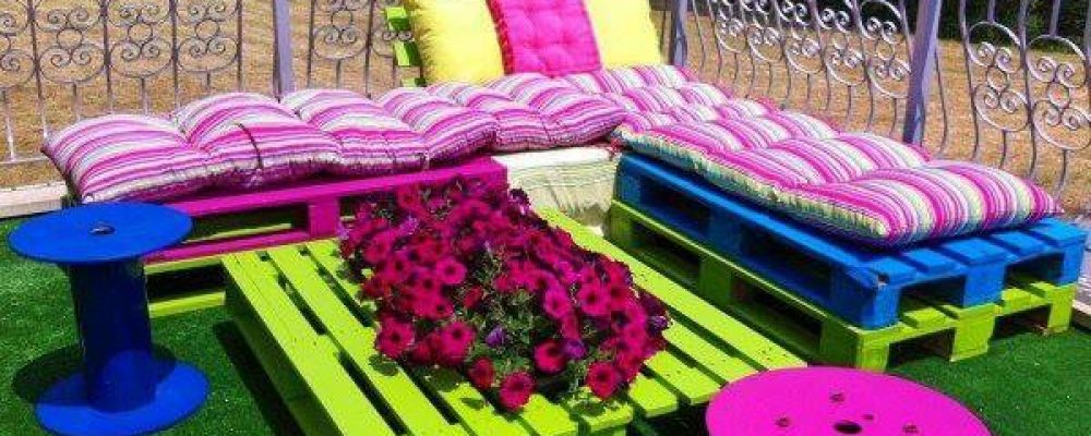 Dica de decoração com pallet para o jardim